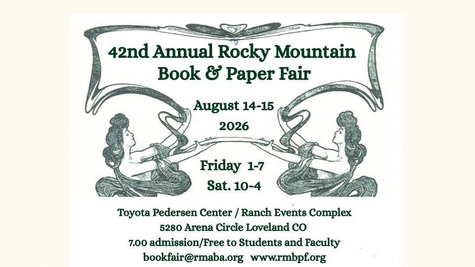 Rocky Mountain Book and Paper Fair