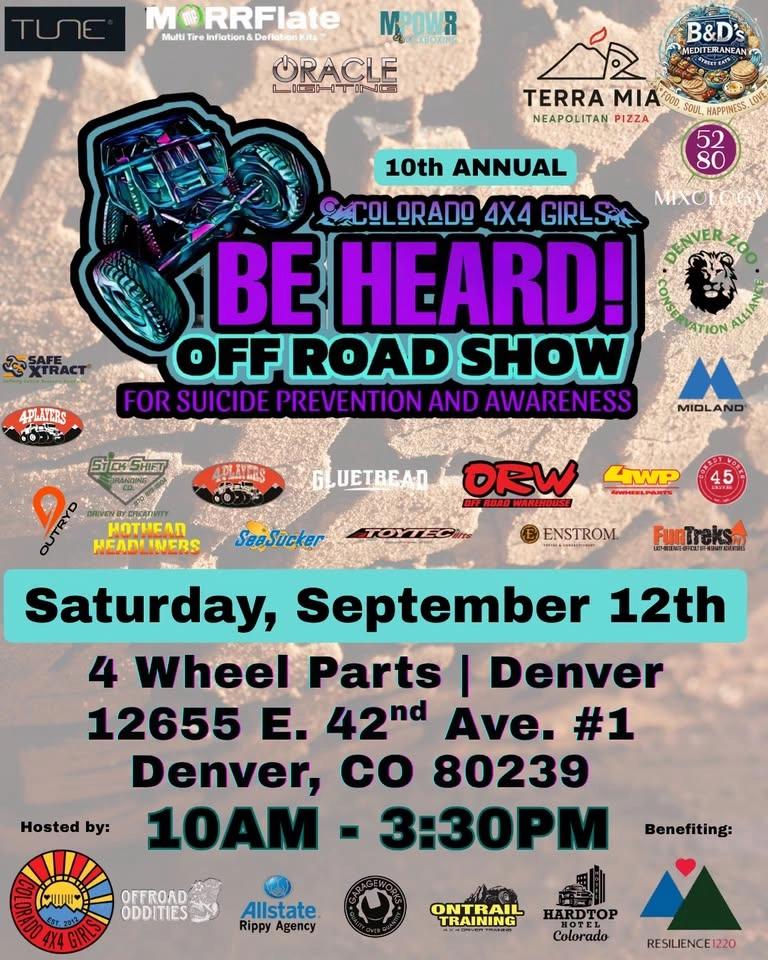 10th Annual Be Heard! Offroad Show