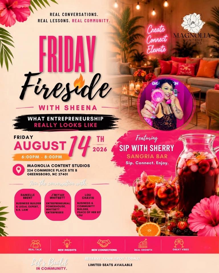 Friday Fireside with Sheena