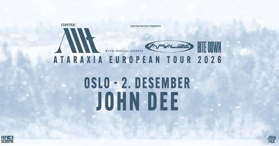 Allt + special guests: Avralize + Bite Down // John Dee // Pres. av FKP Scorpio