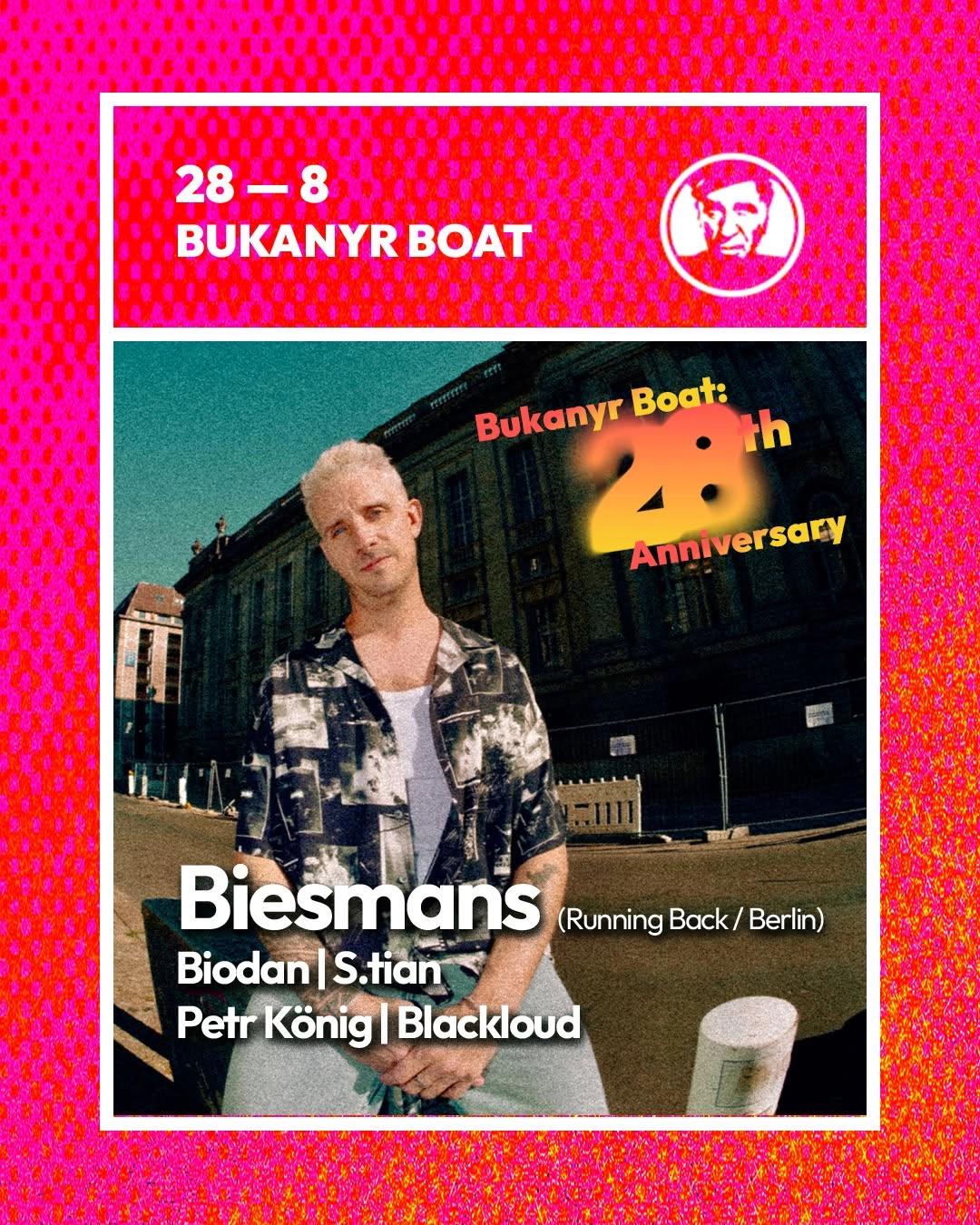 Bukanyr Boat: 28th Anniversary with Biesmans