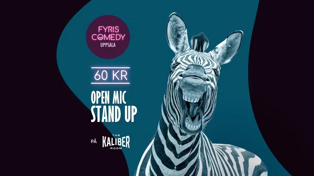 Kulturnatten special! Fyris Comedy Stand Up – Open Mic på Kaliber Room