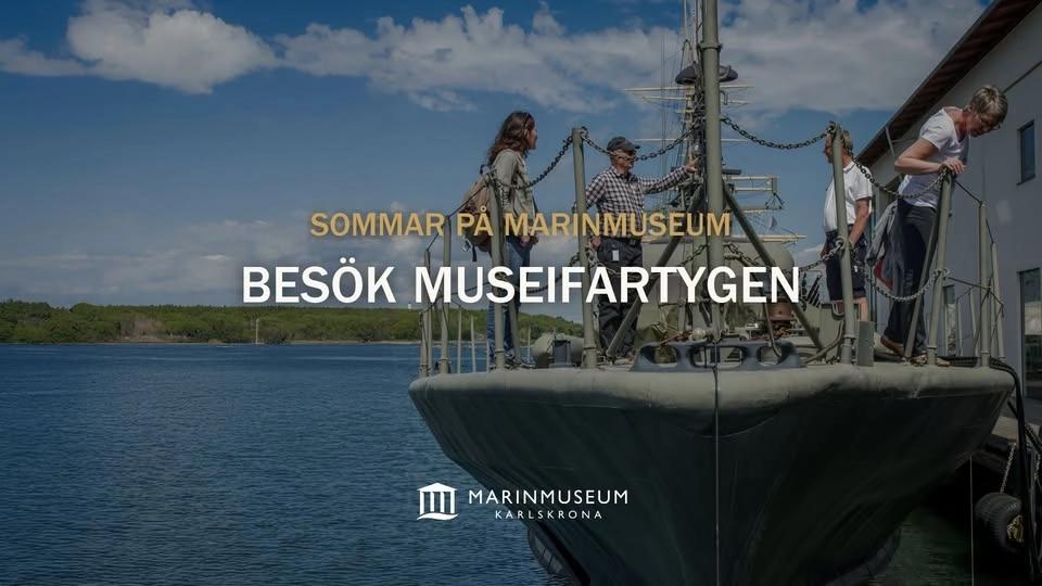 Besök museifartygen på Marinmuseum