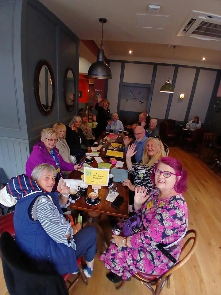 Monday Moon in the Square's Chitter Chatter Club 2.30 (table 50 usually)