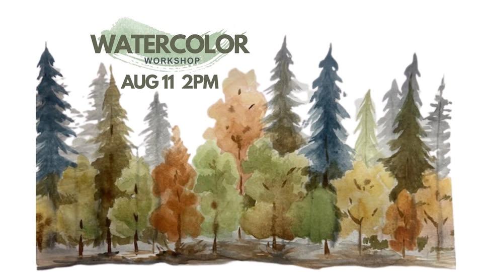 Artfully Framed : Beginners and Beyond - Tree Study Watercolor
