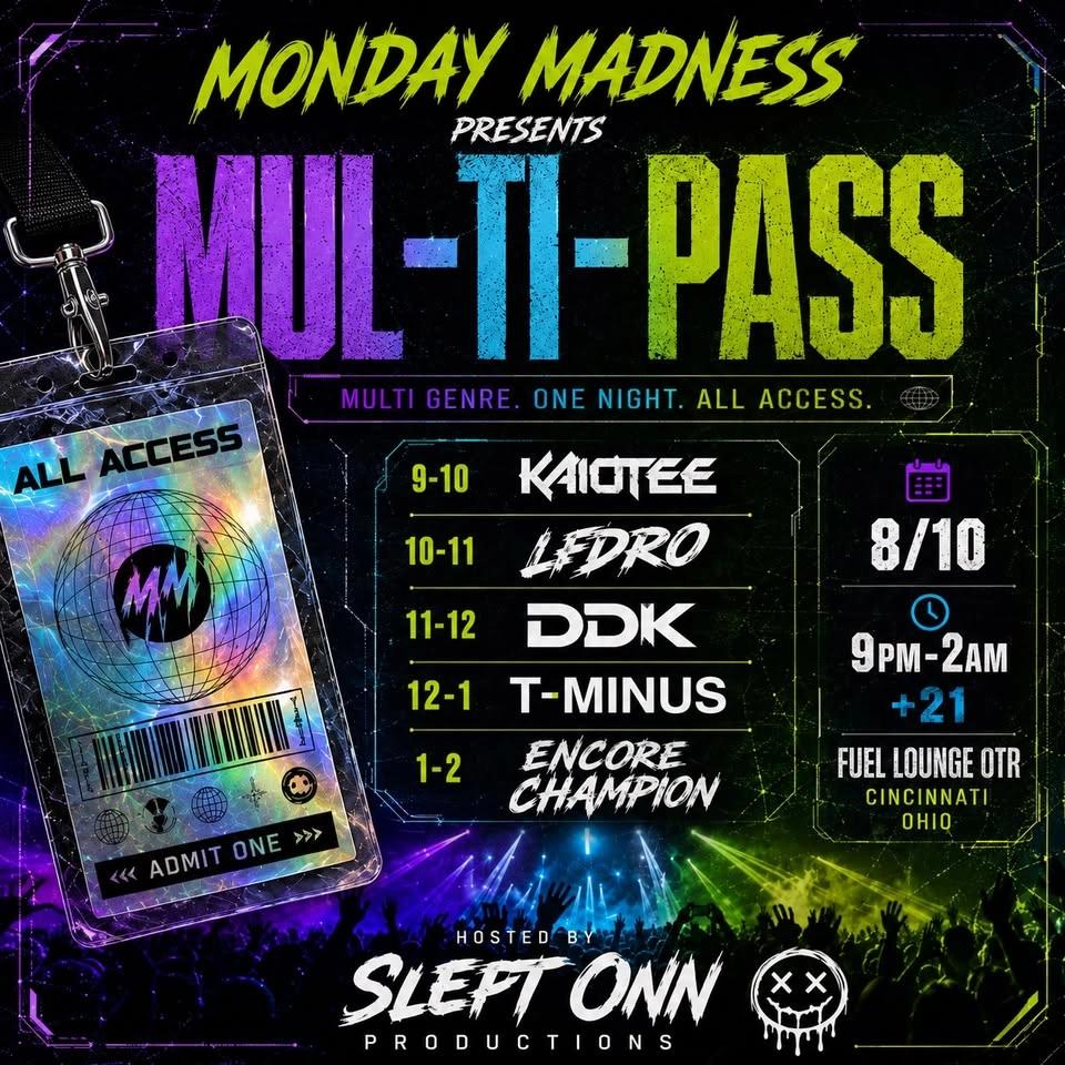 Monday Madness presents MUL-TI-PASS!
