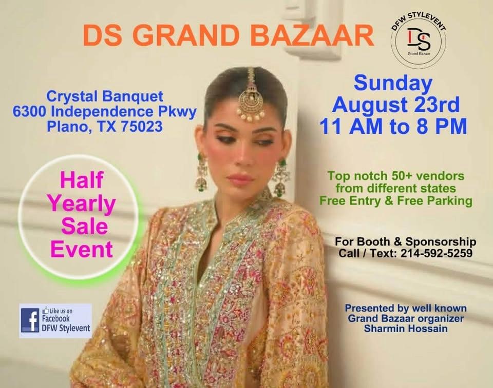 DS Grand Bazaar Half Yearly Sale Event @ Crystal Banquet