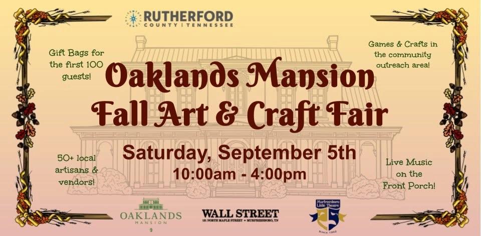2nd Annual Fall Art & Craft Fair