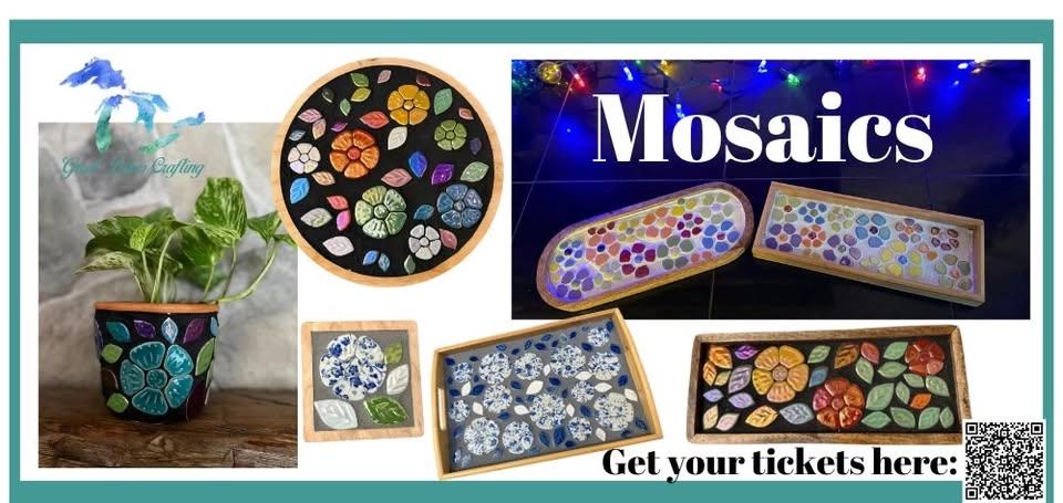 Garden City Mosaic Vanity Trays @ The Straight Farmhouse Museum