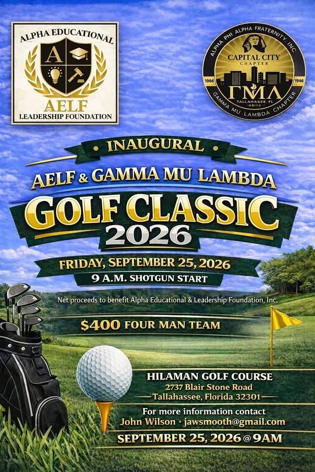 Inaugural AELF-Gamma Mu Lambda Golf Classic