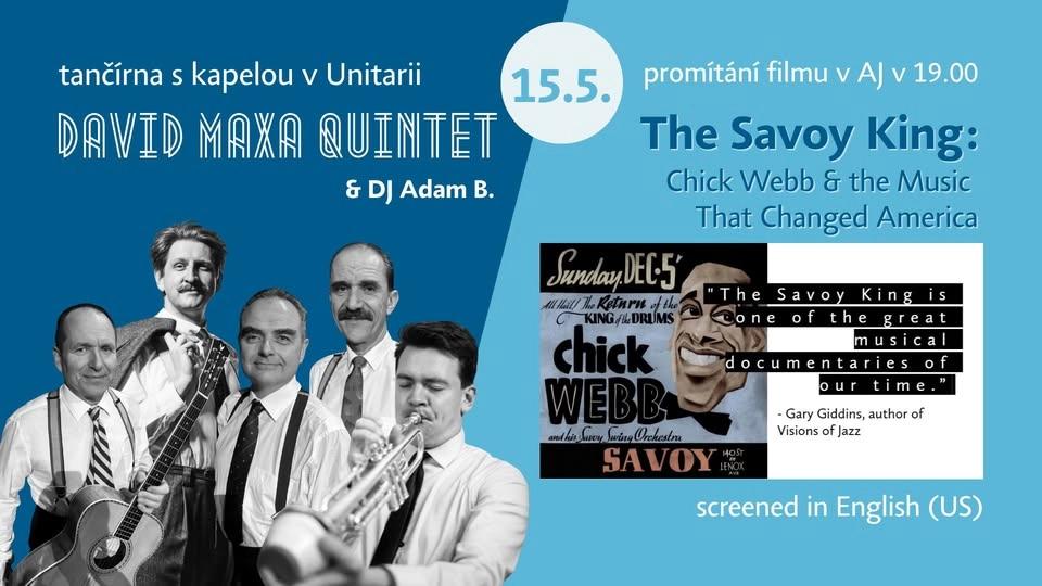 Unitaria: Swingová tančírna & The Savoy King | David Maxa Quintet