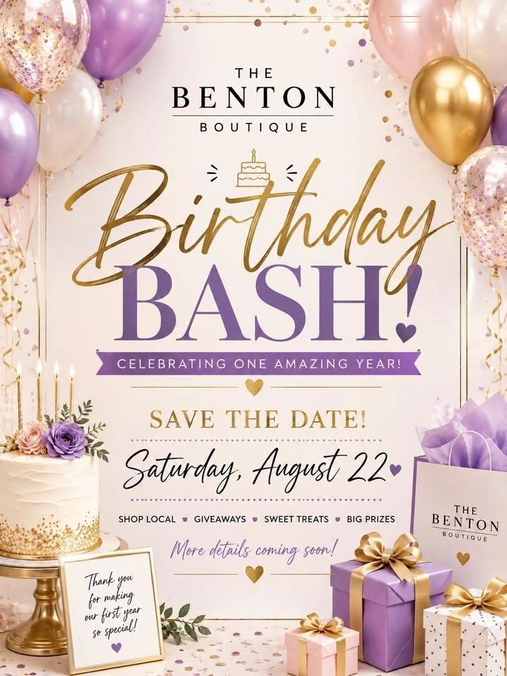 The Benton Boutique Birthday Bash!