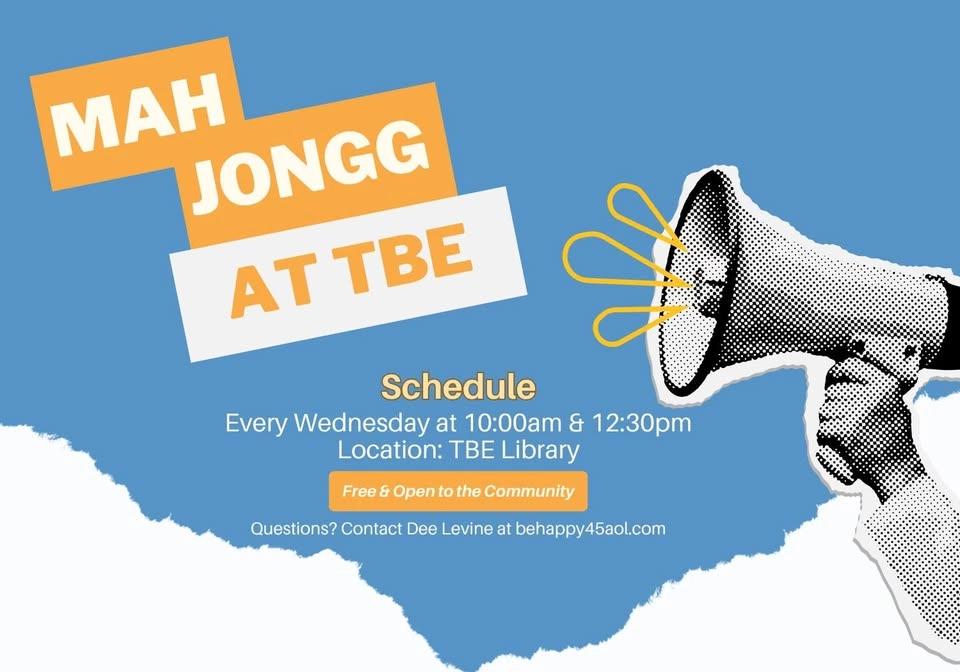 Mah Jongg at TBE