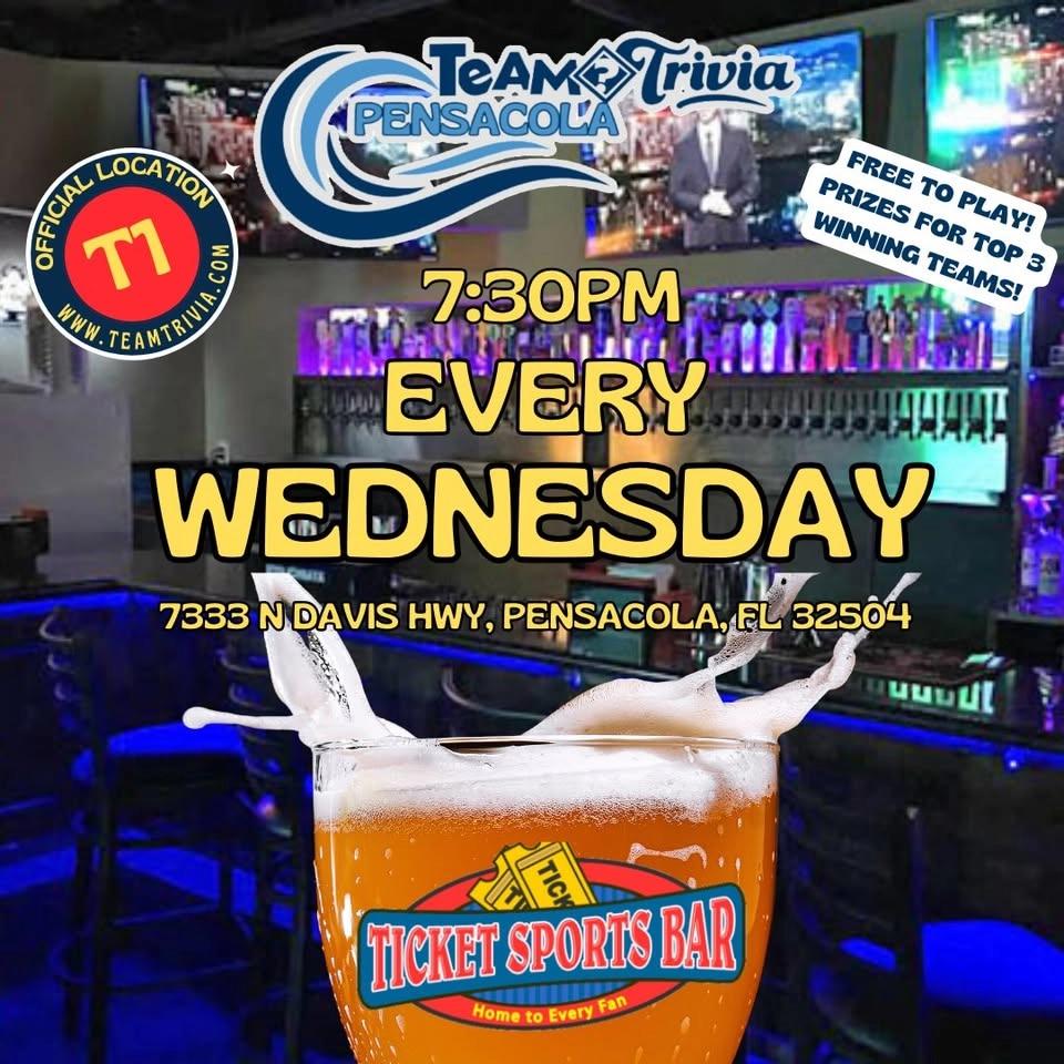 Team Trivia at The Ticket Sports Bar 1