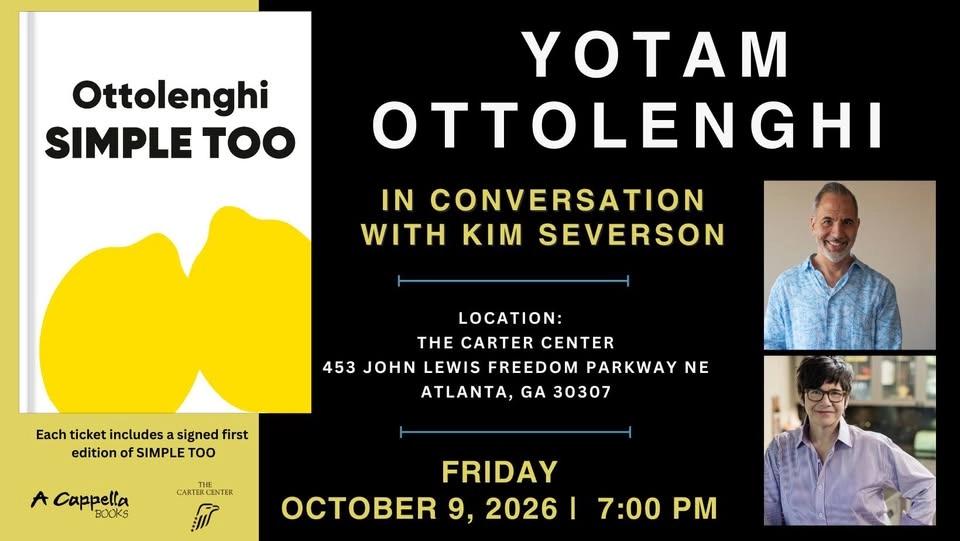 Yotam Ottolenghi in conversation with Kim Severson - Simple Too