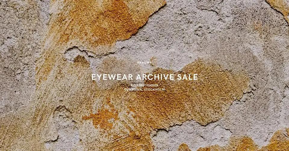 EYEWEAR ARCHIVE SALE