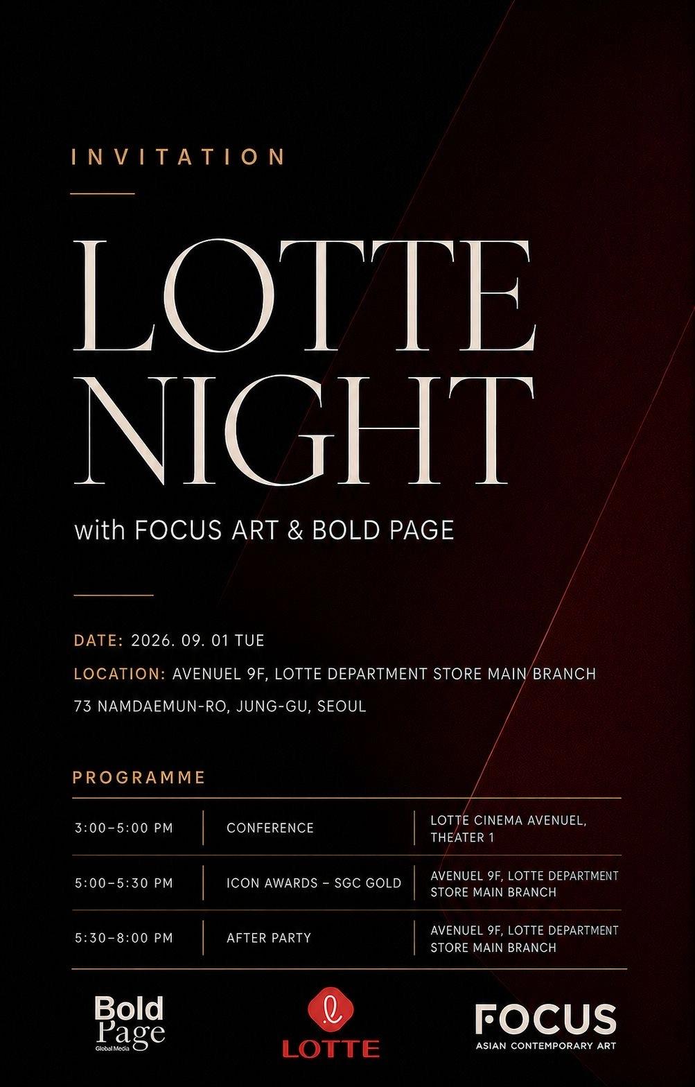 Frieze Seoul & Kiaf Week - LOTTE NIGHT with FOCUS ART