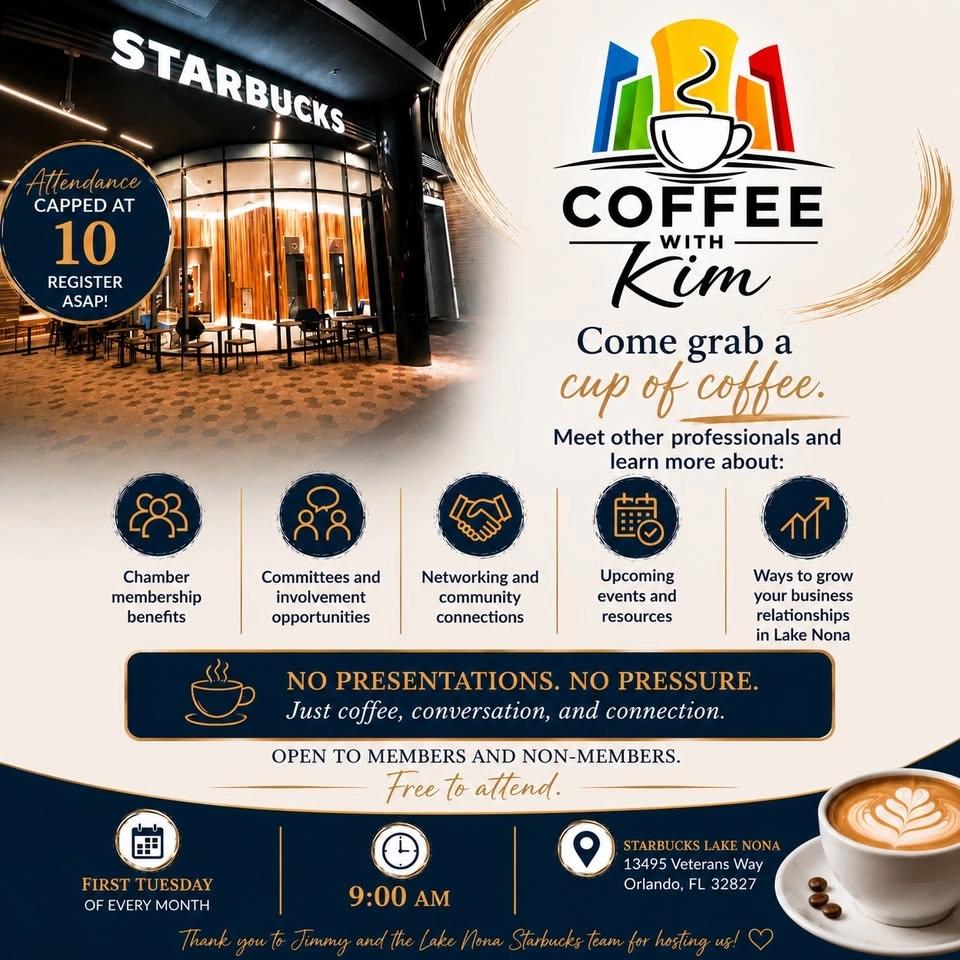Coffee with Kim: Discover the Value of Chamber Membership