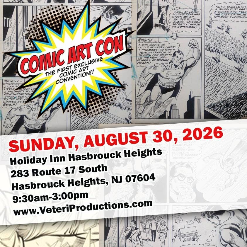 Comic Art Con - August 30, 2026