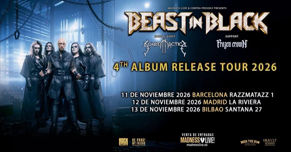 Beast In Black + Sonata Arctica + Frozen Crown (Madrid)