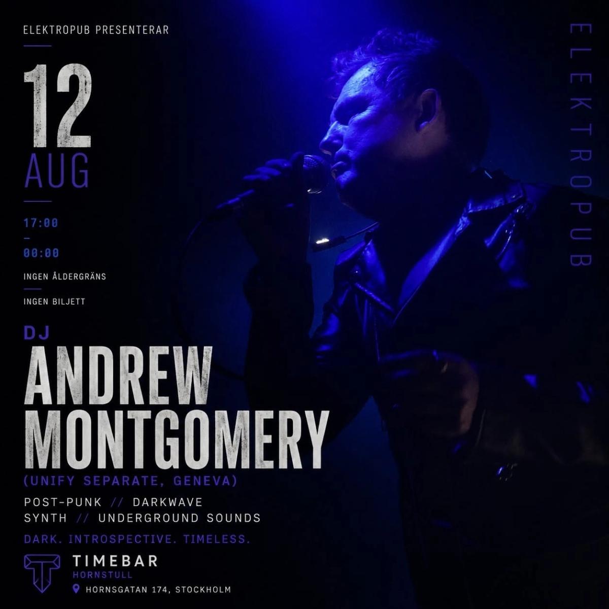 ElektroPub: DJ Andrew Montgomery (Unify Separate, Geneva)