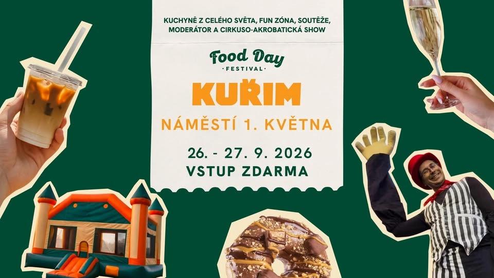 Food Day Festival - skvělé jídlo a boží PROSECCO - náměstí 1. května Kuřim