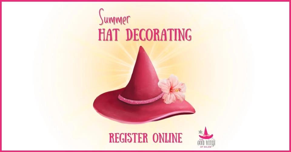 Summer Hat Decorating