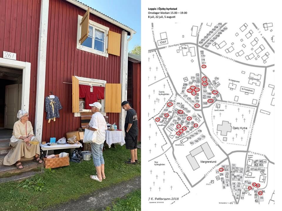Loppis i Öjeby Kyrkstad