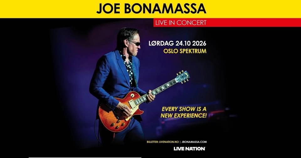 Joe Bonamassa: Live In Concert / Oslo Spektrum / Pres. av Live Nation