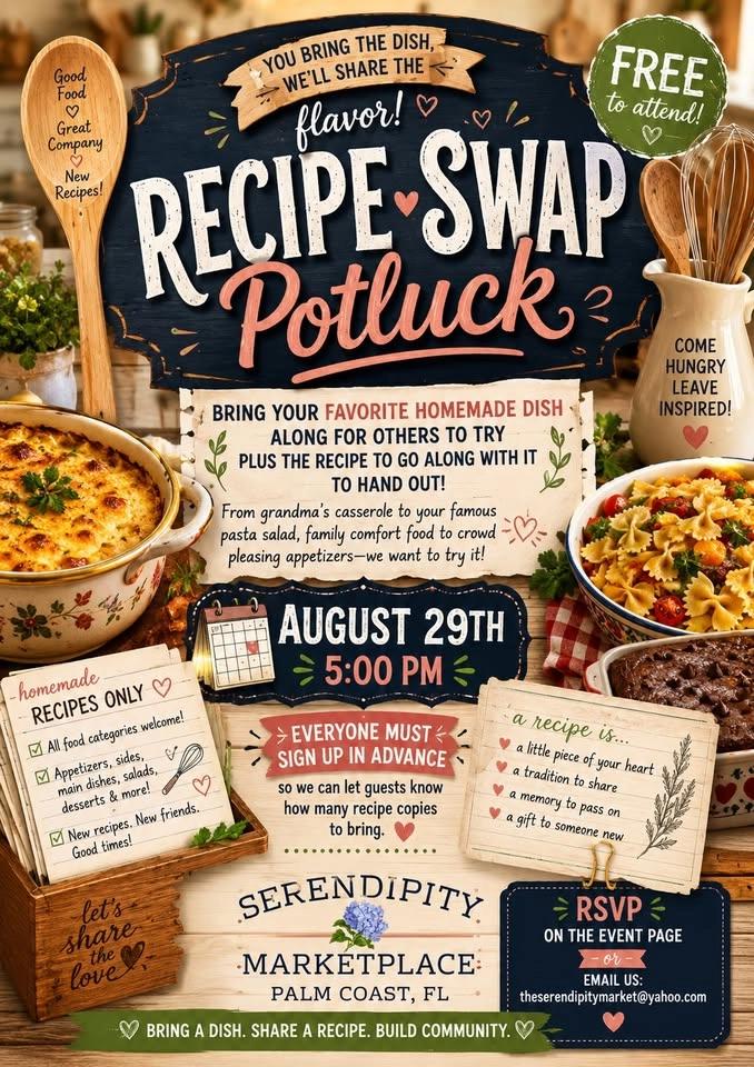 Recipe Swap Potluck