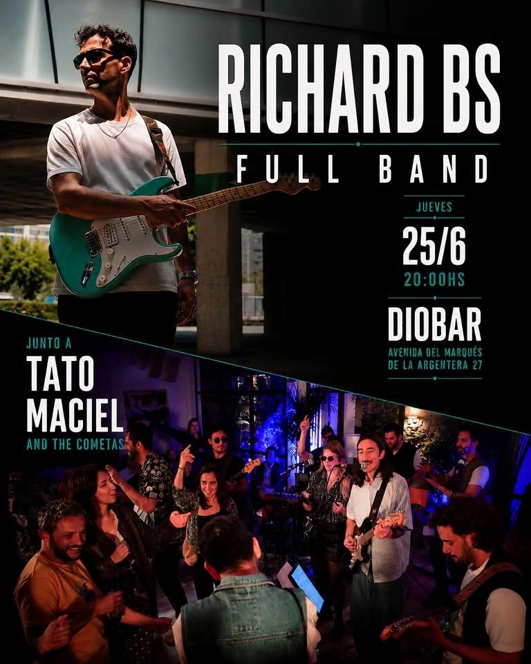 Doble o Nada ::: Richard BS + Tato Maciel and The Cometas