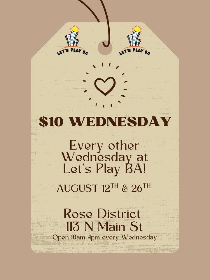 🤍✨$10 Wednesday at LPBA✨🤍