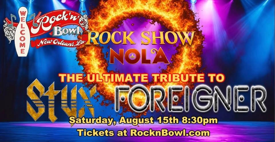 Rock Show NOLA: An evening of Styx and Foreigner | Rock'n'Bowl® New Orleans