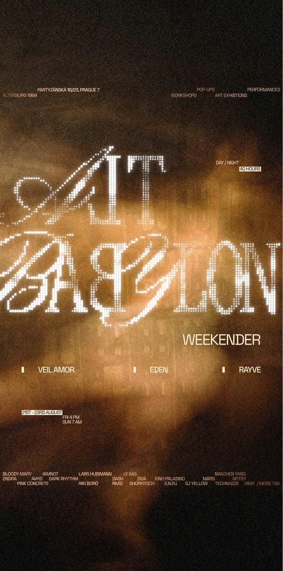 ALT BABYLON: EDEN × VEIL AMOR × RAYVE - 40-Hour Weekender with Bloody Mary, Lars Huismann, Ly Sas