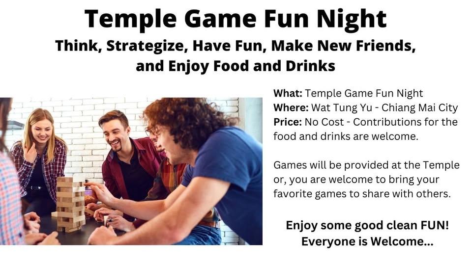 Temple Game Fun Night @ Wat Tung Yu