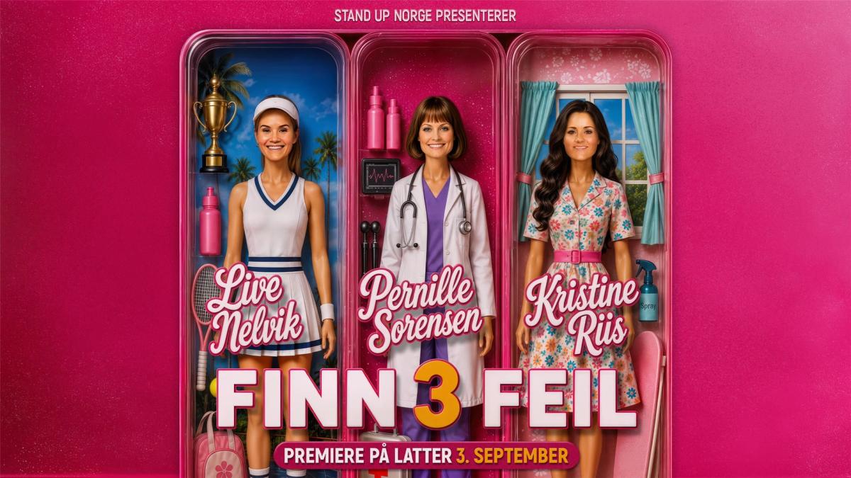 Finn tre feil