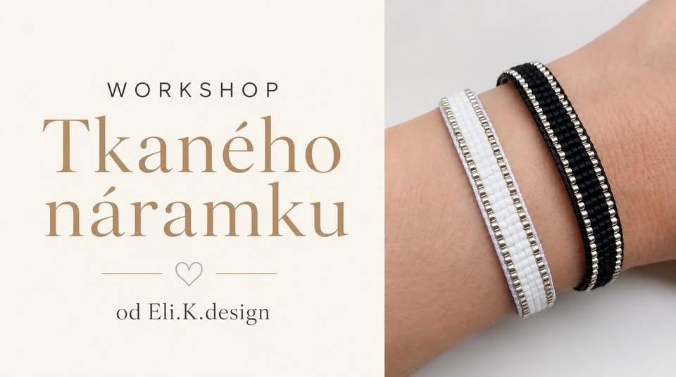 Tkaný náramek z japonských korálků ✨ Workshop Brno