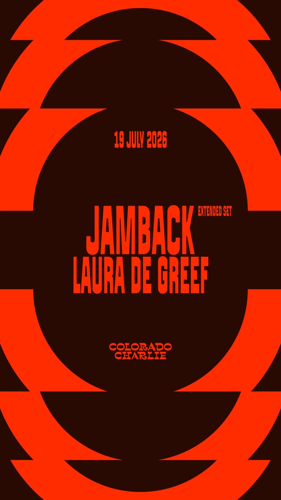Colorado Charlie with Jamback (extended set), Laura De Greef (SOLD OUT)