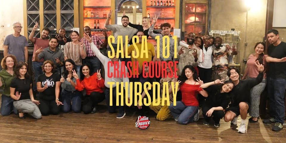 Salsa 101 Crash Course for Absolute Beginners in Houston. Thursday 08/13