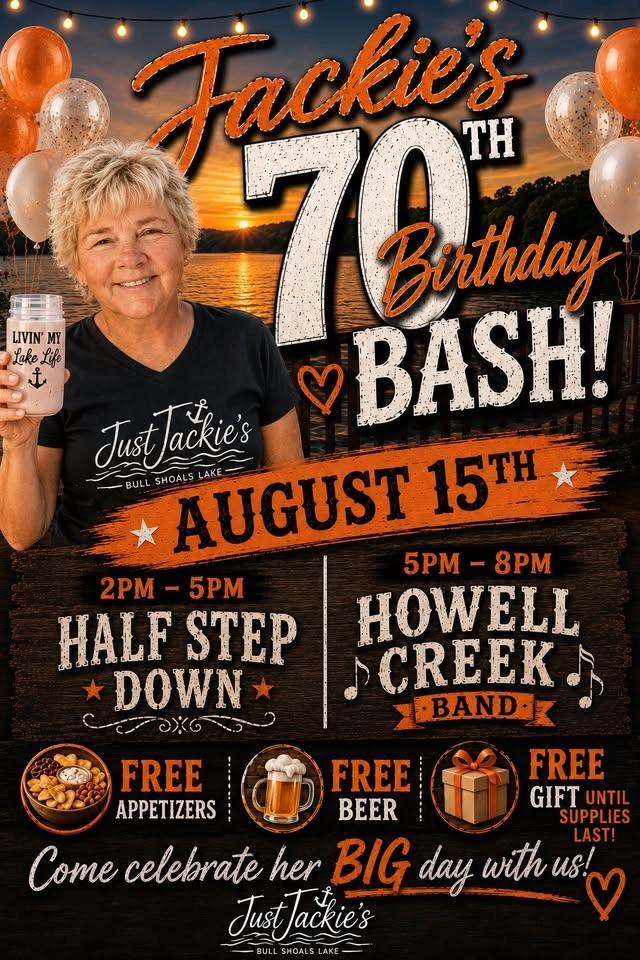 Jackie’s 70th birthday bash!