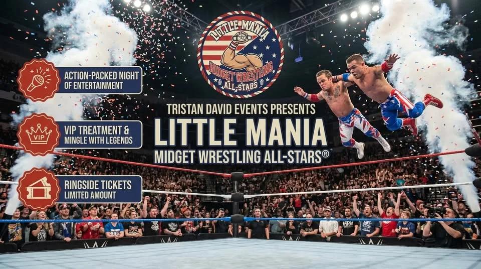 Little Mania Midget Wrestling All-Stars: World Tour in Boston, MA!