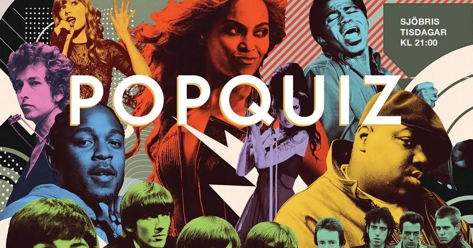 SJÖBRIS POPQUIZ - VARJE TISDAG KL 21:00