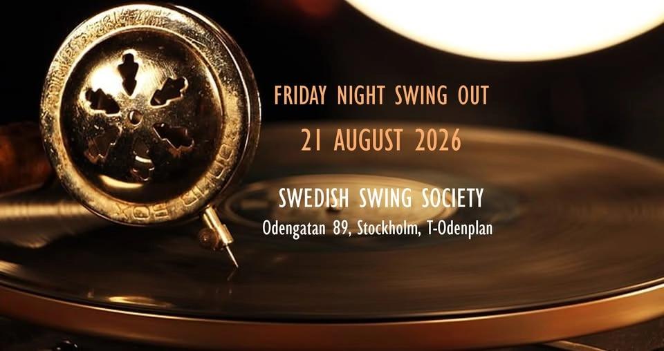 Friday Night Swing Out - 21 Aug 2026