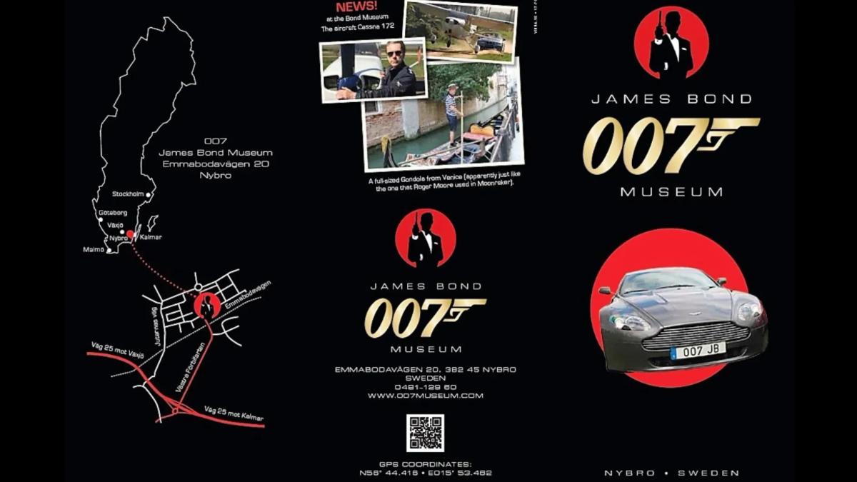 Välkommen till James Bond 007 Museum/Exhibition Nybro Sverige