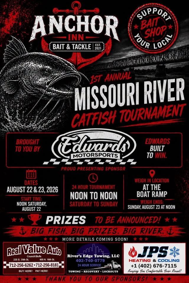 1st Annual Anchor Inn Missouri River Catfish Tournament