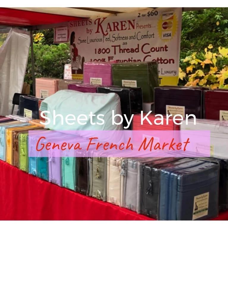 Sheets by Karen, Geneva French Market