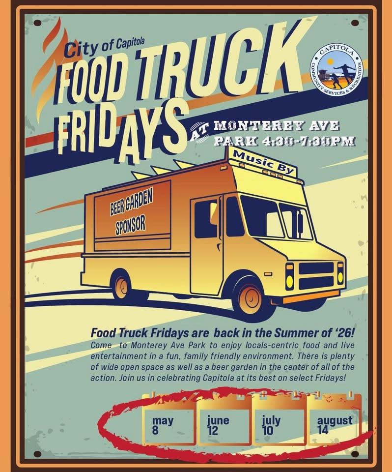 Capitola Food Truck Friday & Live Music