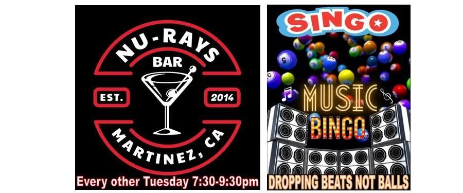Singo "Music Bingo" Game Night at Nu-Rays Bar in Martinez