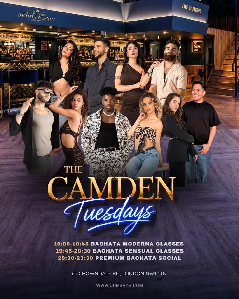 TUESDAYS | Bachata Classes & Social Dancing - THE CAMDEN