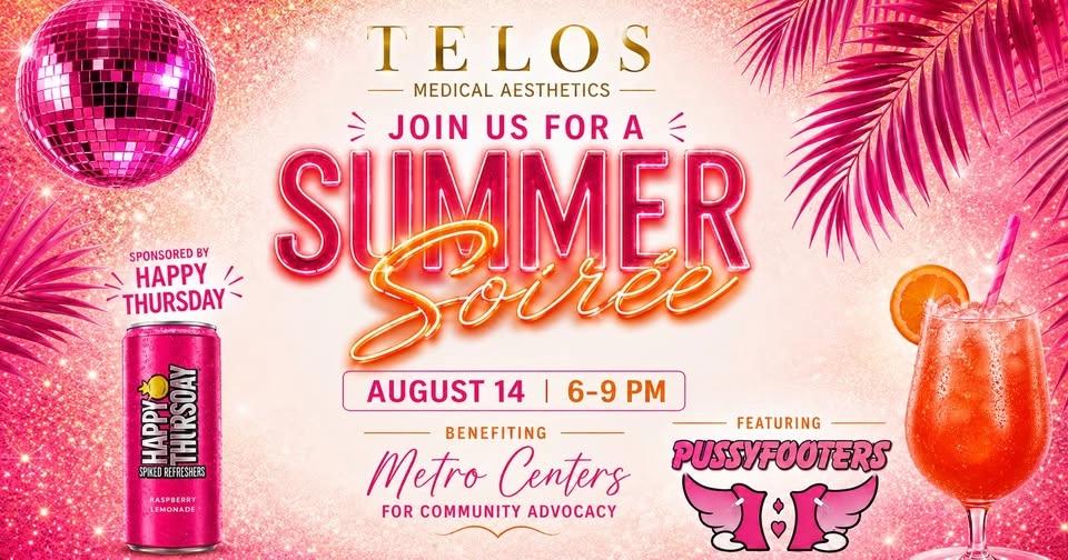 Telos Summer Soiree to benefit METRO